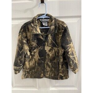 Columbia Camouflage Fleece Jacket Size 4/5